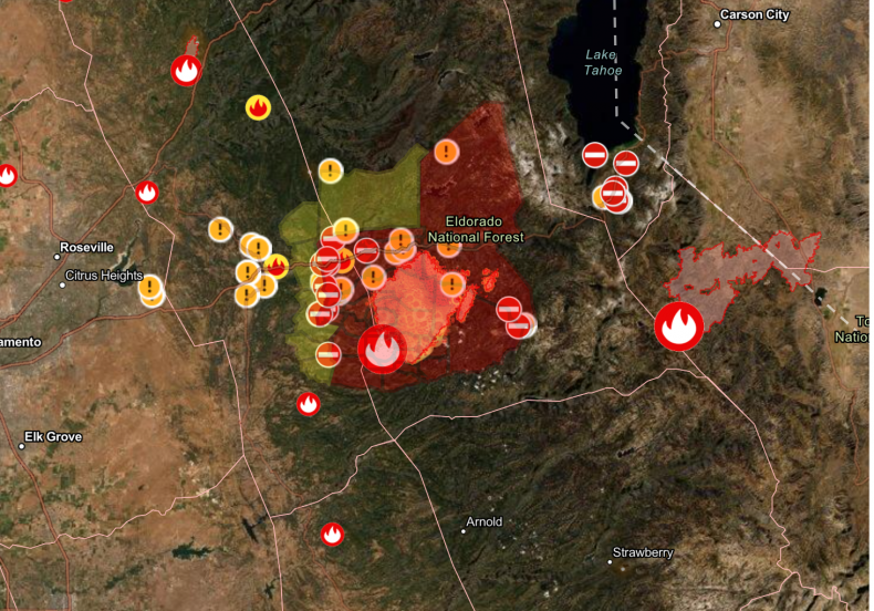 caldor fire fallen leaf lake