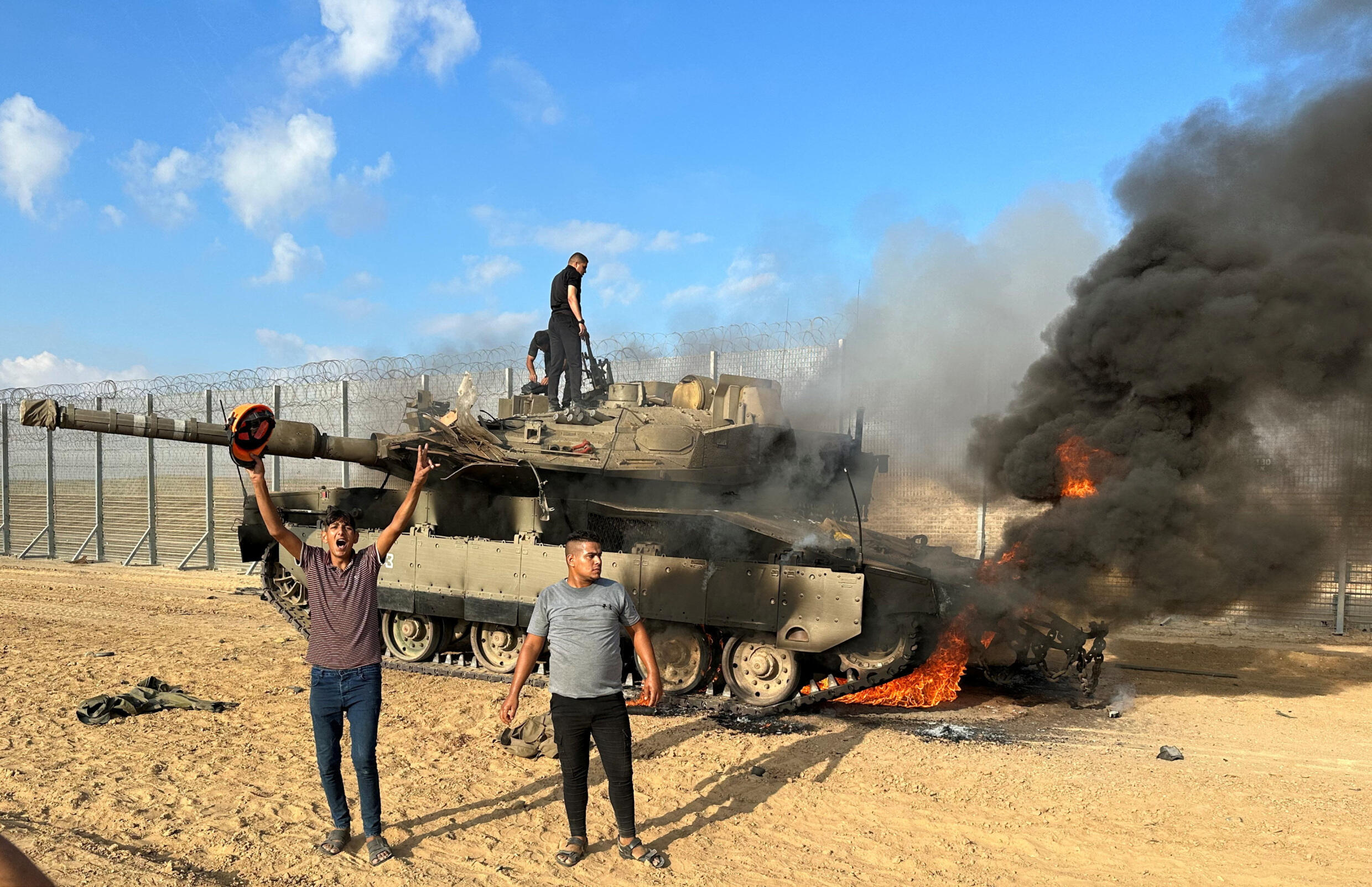 destroyed israeli tank
