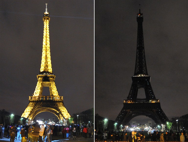Famous World Landmarks Power Down For Earth Hour