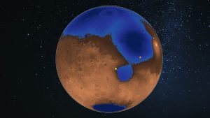 Mars had an ocean with sandy beaches.