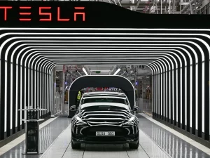 Tesla’s Europe sales drop nearly 45%.