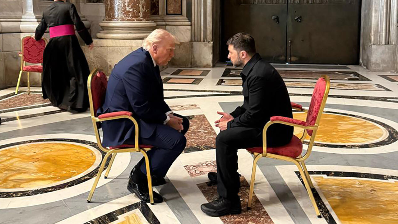 Trump and Ukraine’s Zelensky have ‘very productive’ meeting in Rome, says US official.