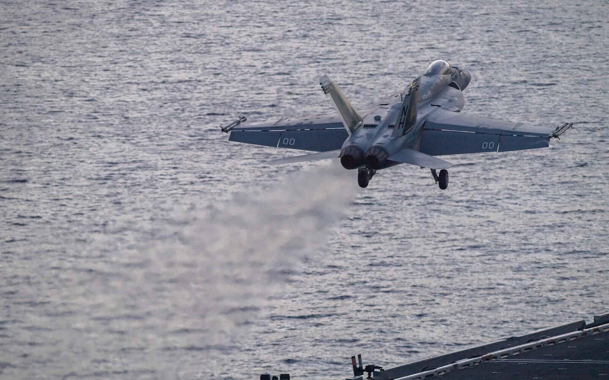 Second US fighter jet falls overboard from Truman aircraft carrier.