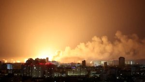 Russia launches one of biggest drone attacks on Kyiv since start of war.