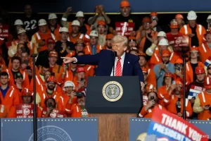 US to double tariffs on steel and aluminum imports to 50%, Trump says.