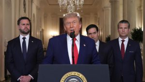 Donald Trump says US has attacked three Iranian nuclear sites and ‘totally obliterated’ them.