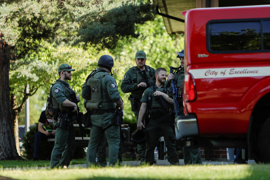 Two firefighters shot dead in Idaho ambush, police say.