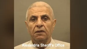 Egyptian man kicks customs dog airborne at Washington DC airport.
