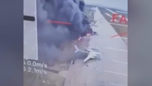 Ukraine drones strike bombers during major attack in Russia.