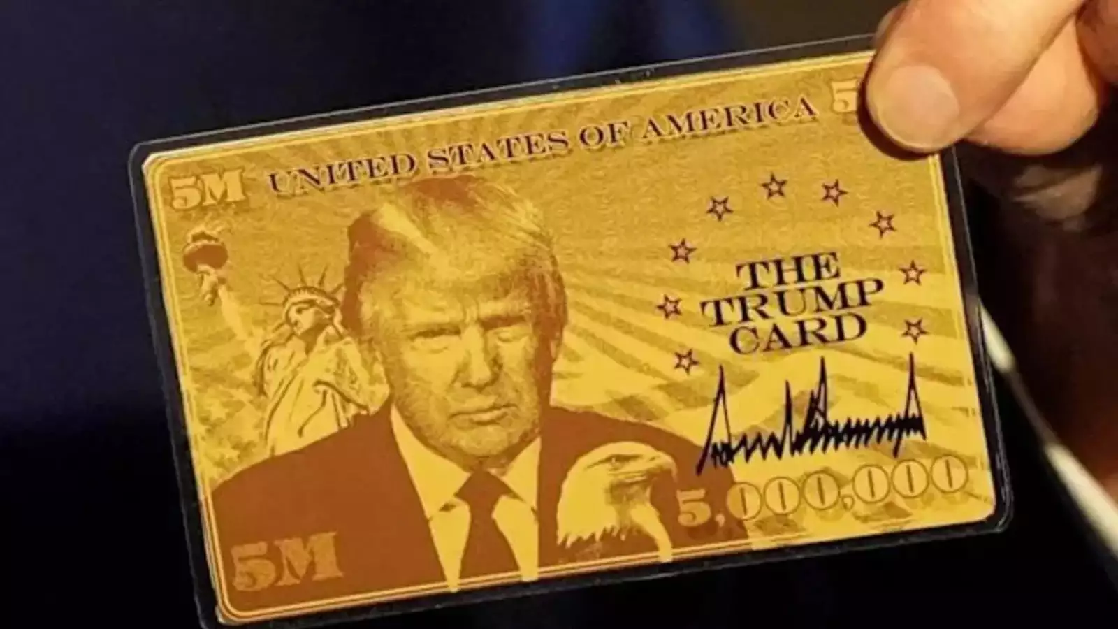 Trump launches website for $5m ‘gold card’ granting US residency.
