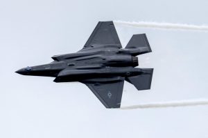 US Navy F-35 crashes in California, pilot ejects safely.