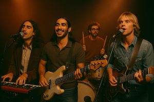 An AI-generated band got 1m plays on Spotify. Now music insiders say listeners should be warned.