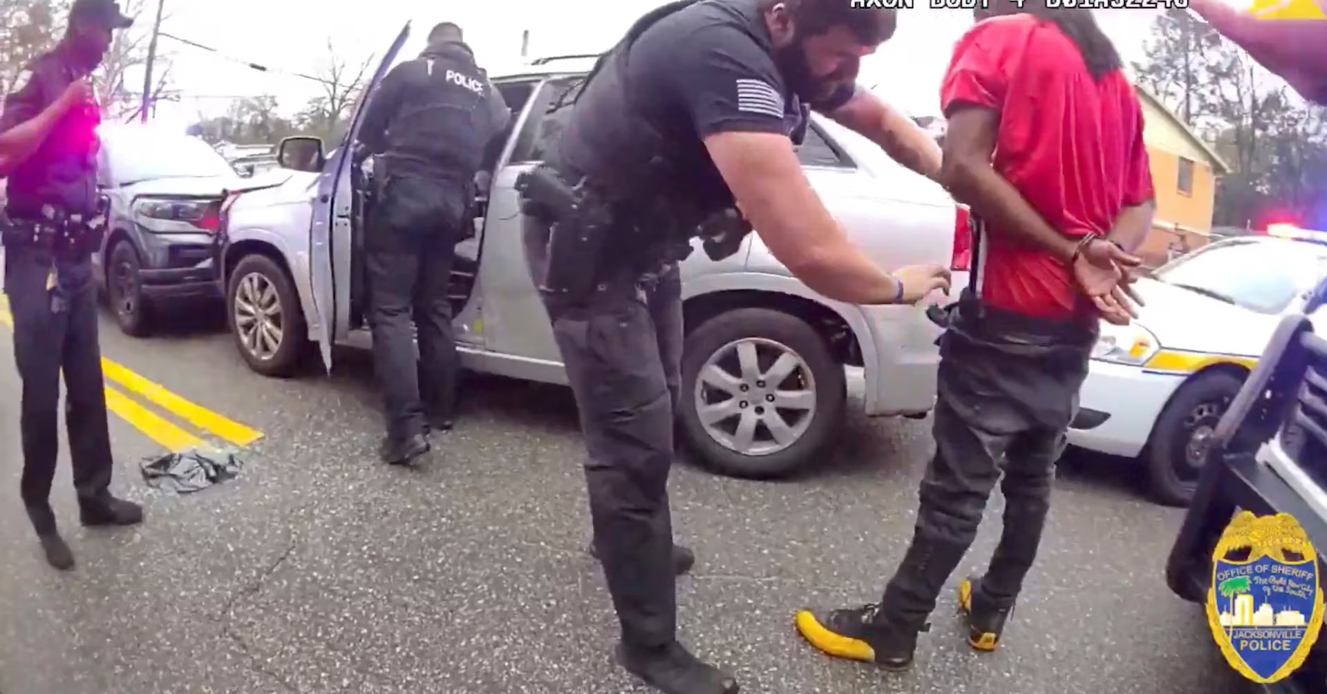 Florida officer suspended over viral traffic stop footage.
