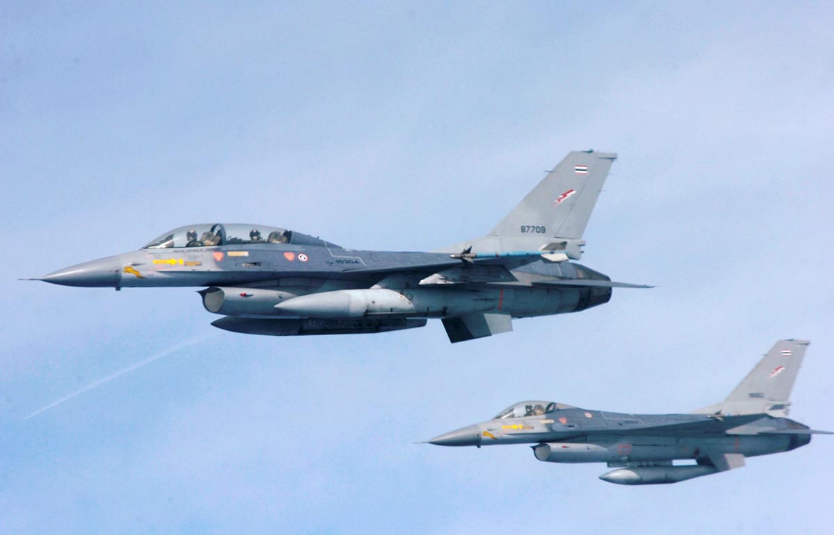 Thailand F-16 jet bombs Cambodian targets as border clash escalates.