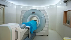 Man wearing heavy metallic necklace dies after being sucked into MRI machine.