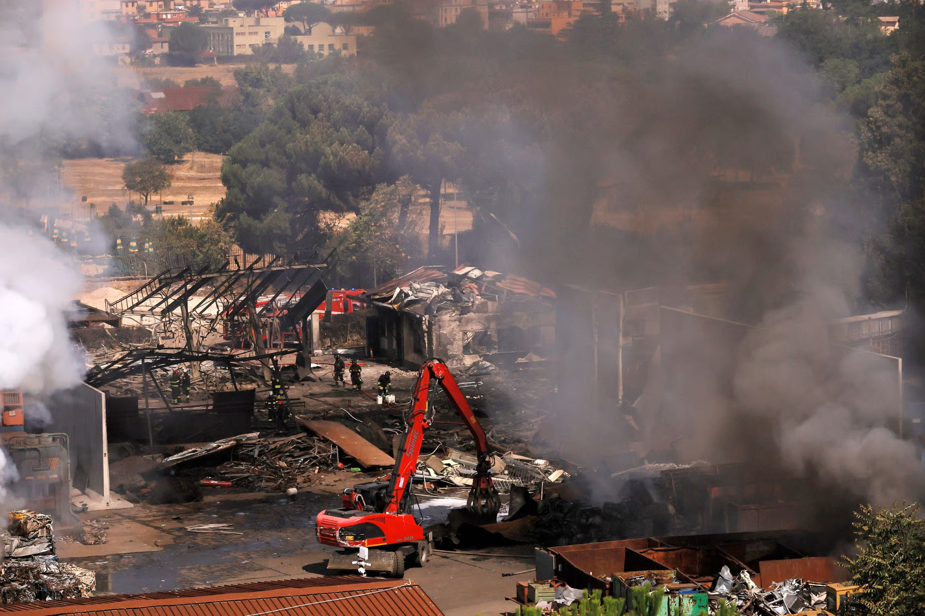Dozens hurt in fuel station blast heard across Rome.