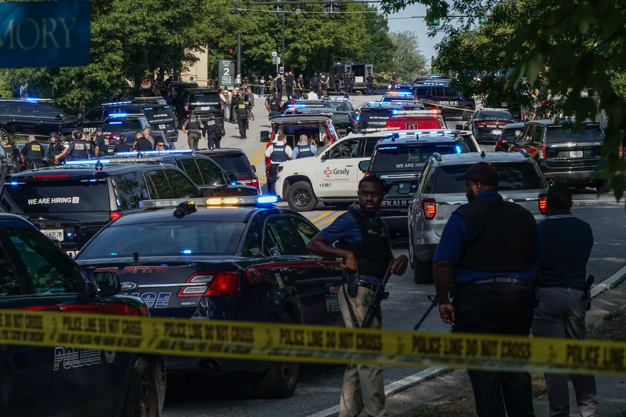 Atlanta police officer dies after shooting near CDC headquarters.