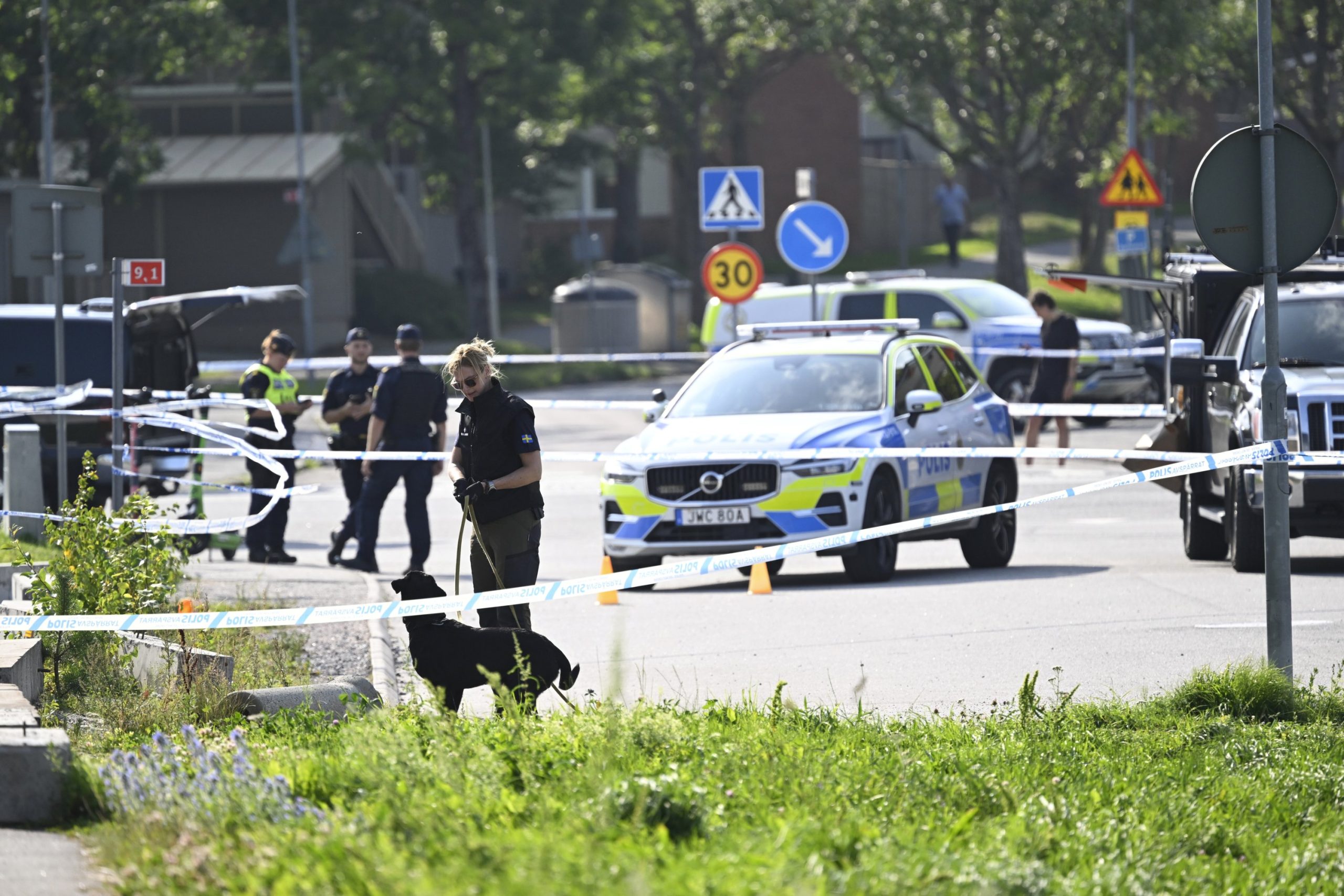 One dies in shooting near mosque in Sweden.