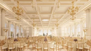 White House unveils plans for new $200m ballroom.