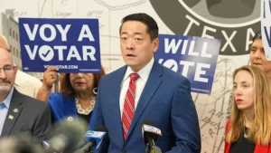 Democrats flee Texas to block Republican redistricting map backed by Trump.
