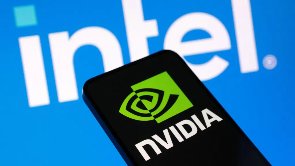 Chipmaker Nvidia to invest $5bn in rival Intel.
