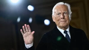 Legendary Italian designer Giorgio Armani dies.