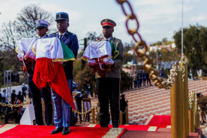 Madagascar receives skull of former king beheaded by French troops.