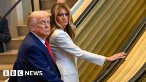 Trump demands inquiry over UN 'triple sabotage' after escalator and teleprompter mishaps.