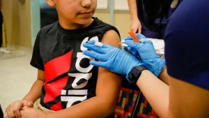 Florida aims to ban vaccine mandates for schoolchildren.