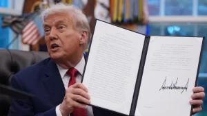 Trump announces new tariffs on drugs, trucks and kitchen cabinets.