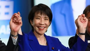 Sanae Takaichi set to become Japan's first female prime minister.