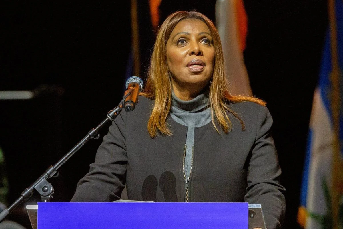 Letitia James pleads not guilty in mortgage fraud case.