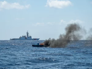 US strikes another vessel off Venezuela coast, killing six.