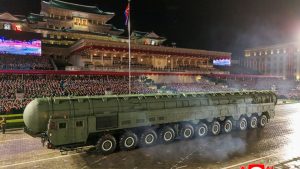 North Korea shows off ‘most powerful’ missile.