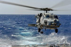 US Navy helicopter, jet crash into South China Sea.