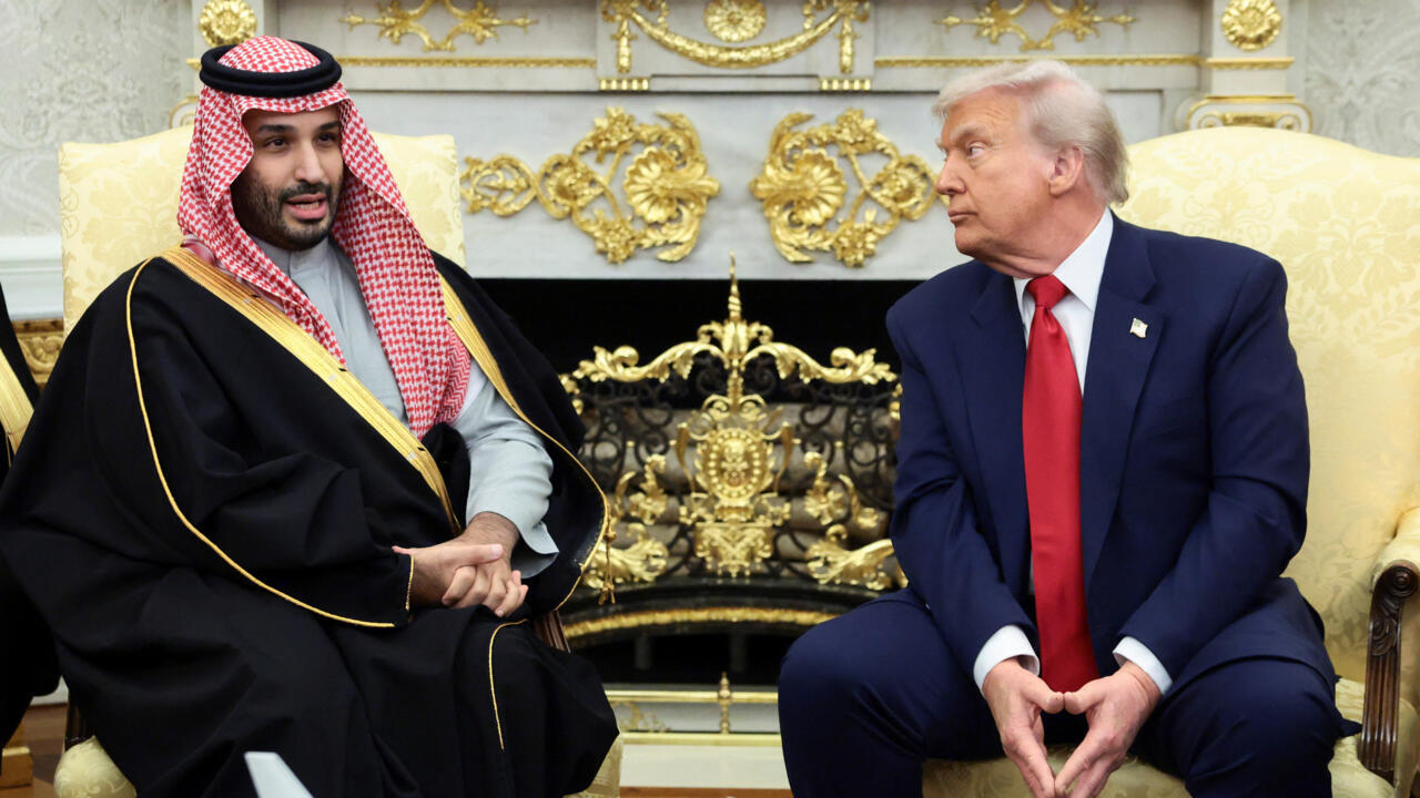 Trump shrugs off Khashoggi murder during Saudi prince’s White House visit.