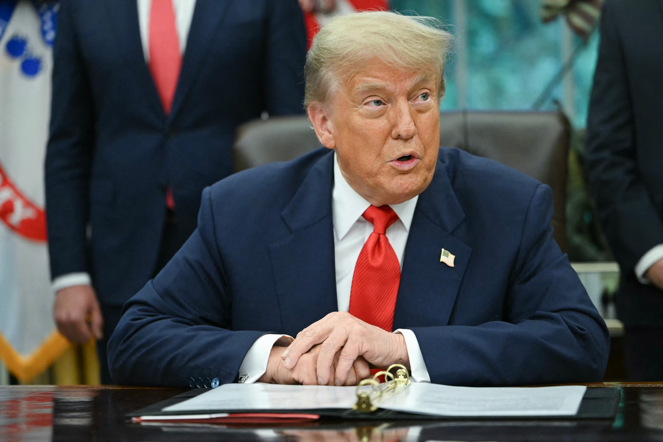 Trump signs bill ordering justice department to release Epstein files.