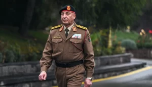 Libya's army chief killed in air crash in Turkey.