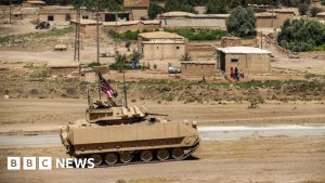US troops have maintained a presence in Syria since 2015 to help train other forces as part of a campaign against IS.