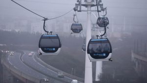 First urban cable car unveiled outside Paris.