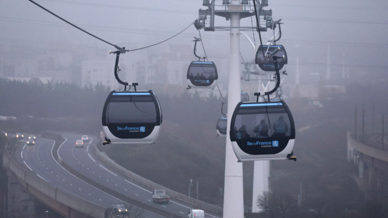 First urban cable car unveiled outside Paris.
