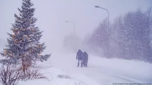 Three killed in Sweden as major storm sweeps across Nordic countries.