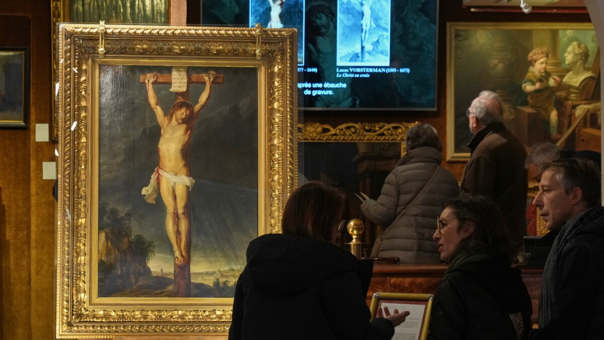 Long-lost ‘masterpiece’ sells for almost 3m euros.