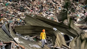 The incident has sparked calls for a review of the country's waste management system.