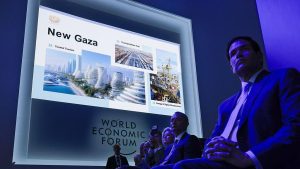 The US plan for "New Gaza" was presented at the World Economic Forum in Davos.