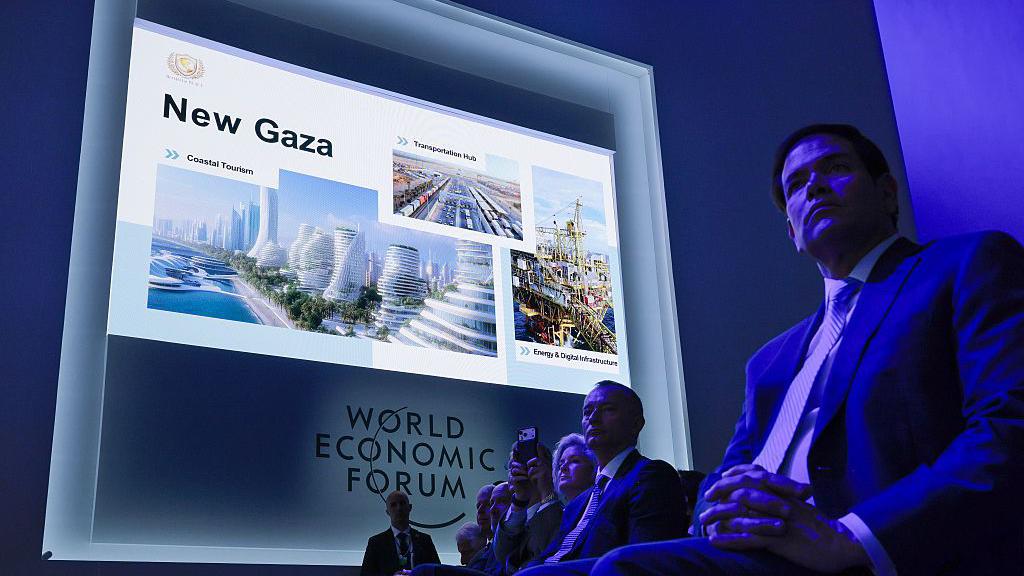 The US plan for "New Gaza" was presented at the World Economic Forum in Davos.