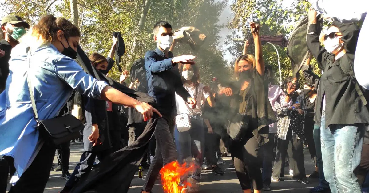 Iran security force member killed during protests, officials say.