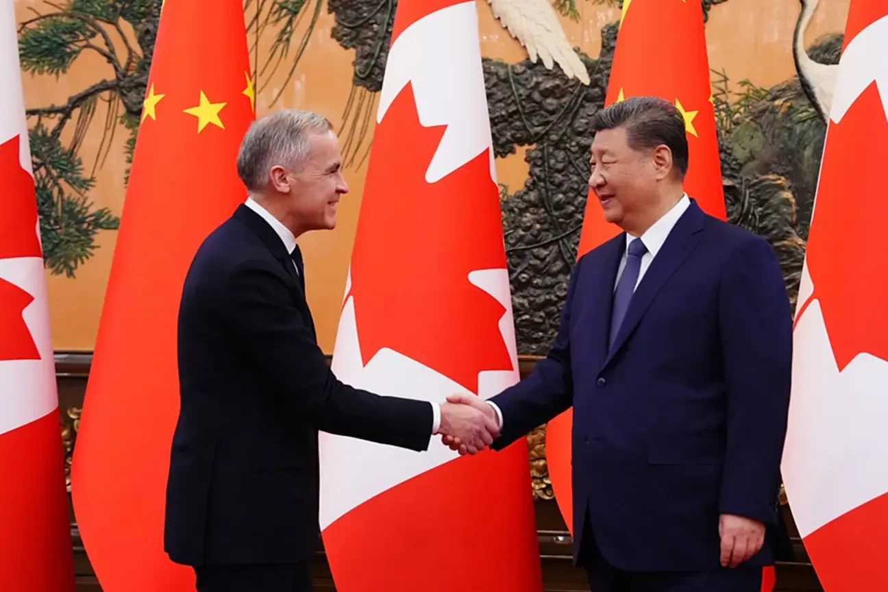 Canada’s PM arrives in China for state visit.
