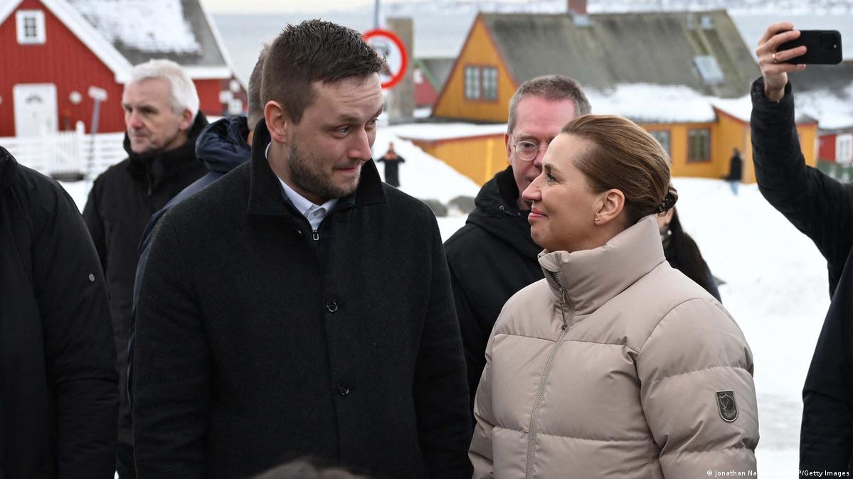 Danish PM in Greenland for 'show of support' after Trump threats.