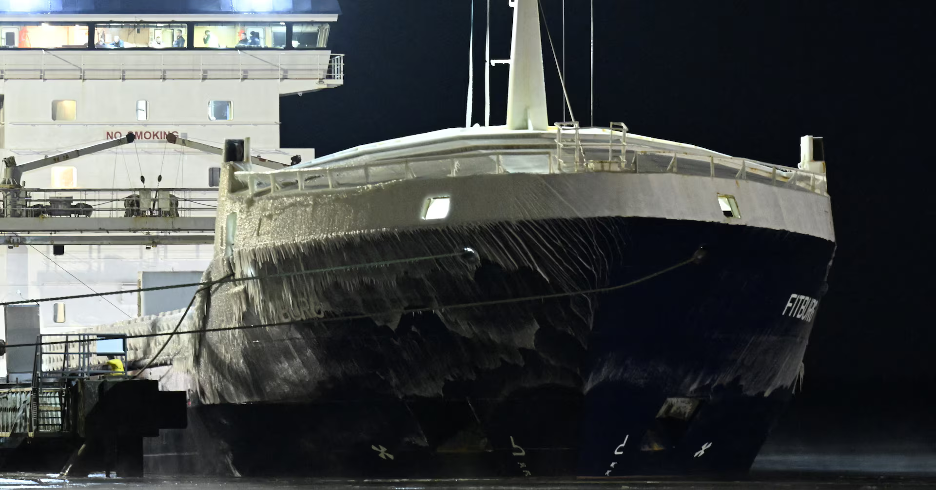 Finnish police seize ship suspected of sabotaging undersea cable.